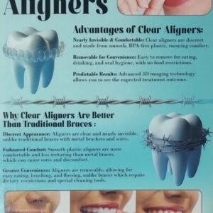 Clear Aligners – Laminated Poster