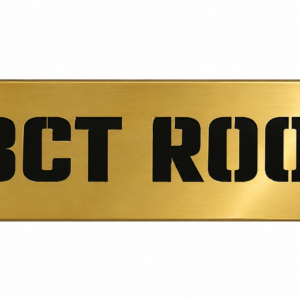 CBCT – Acrylic Sign Plate