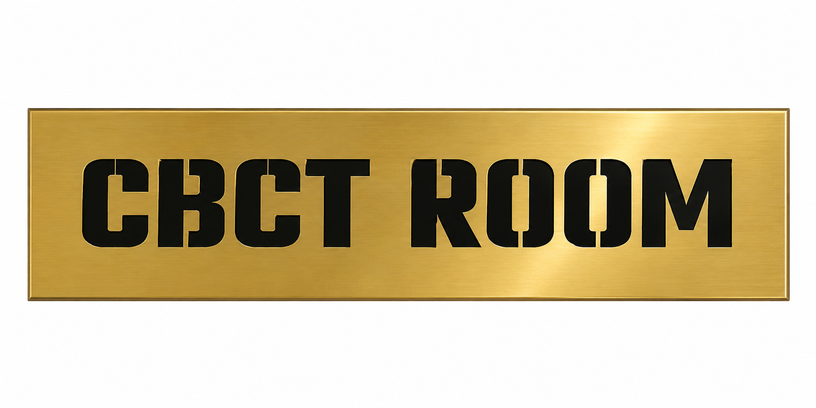 CBCT – Acrylic Sign Plate