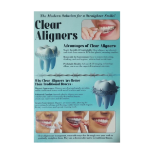 Clear Aligners – Laminated Poster