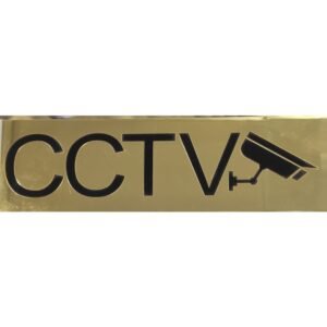 CCTV – Acrylic Sign Plate