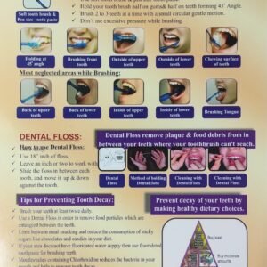 Teeth Care Poster – Laminated