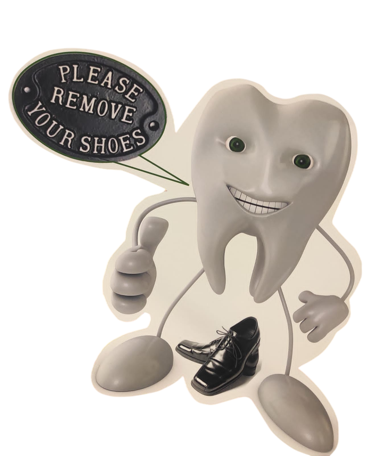 Please Remove Your Shoes Sticker