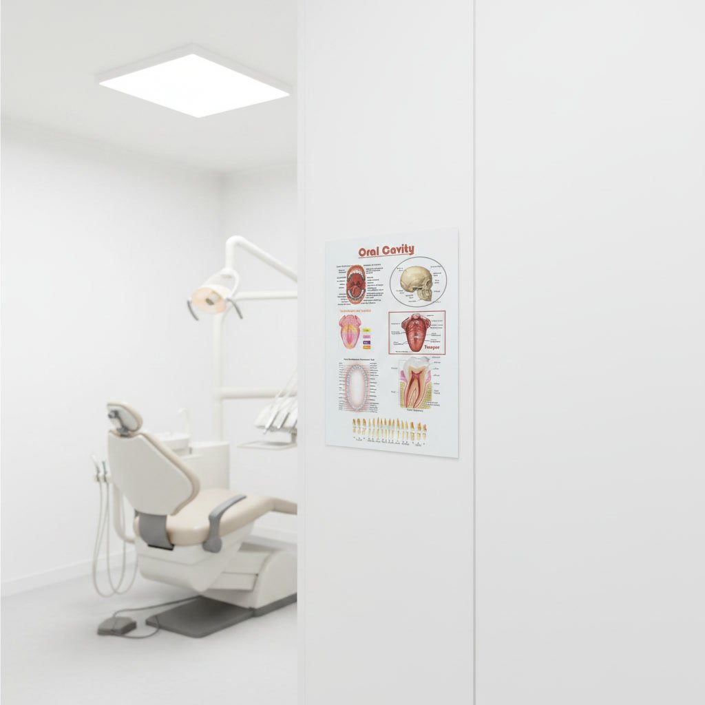 Oral Cavity – Laminated Poster