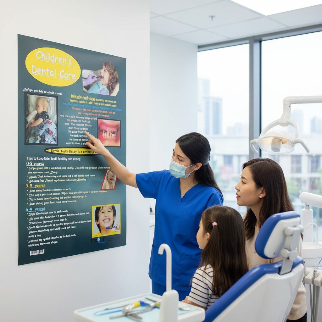 Children's Dental Care Poster – Laminated