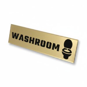 Washroom – Acrylic Sign Plate