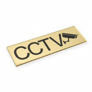CCTV – Acrylic Sign Plate