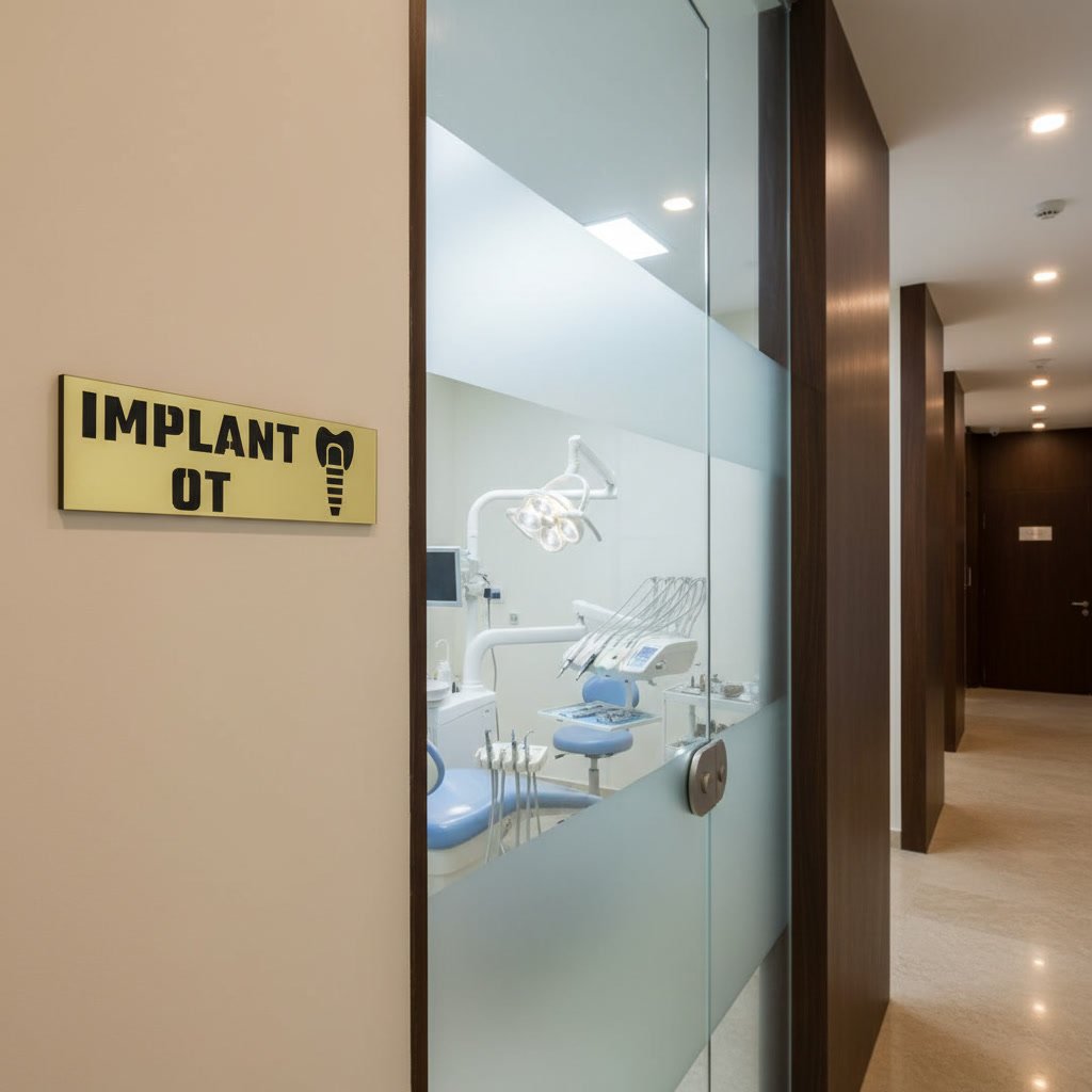 Implant OT – Acrylic Sign Plate