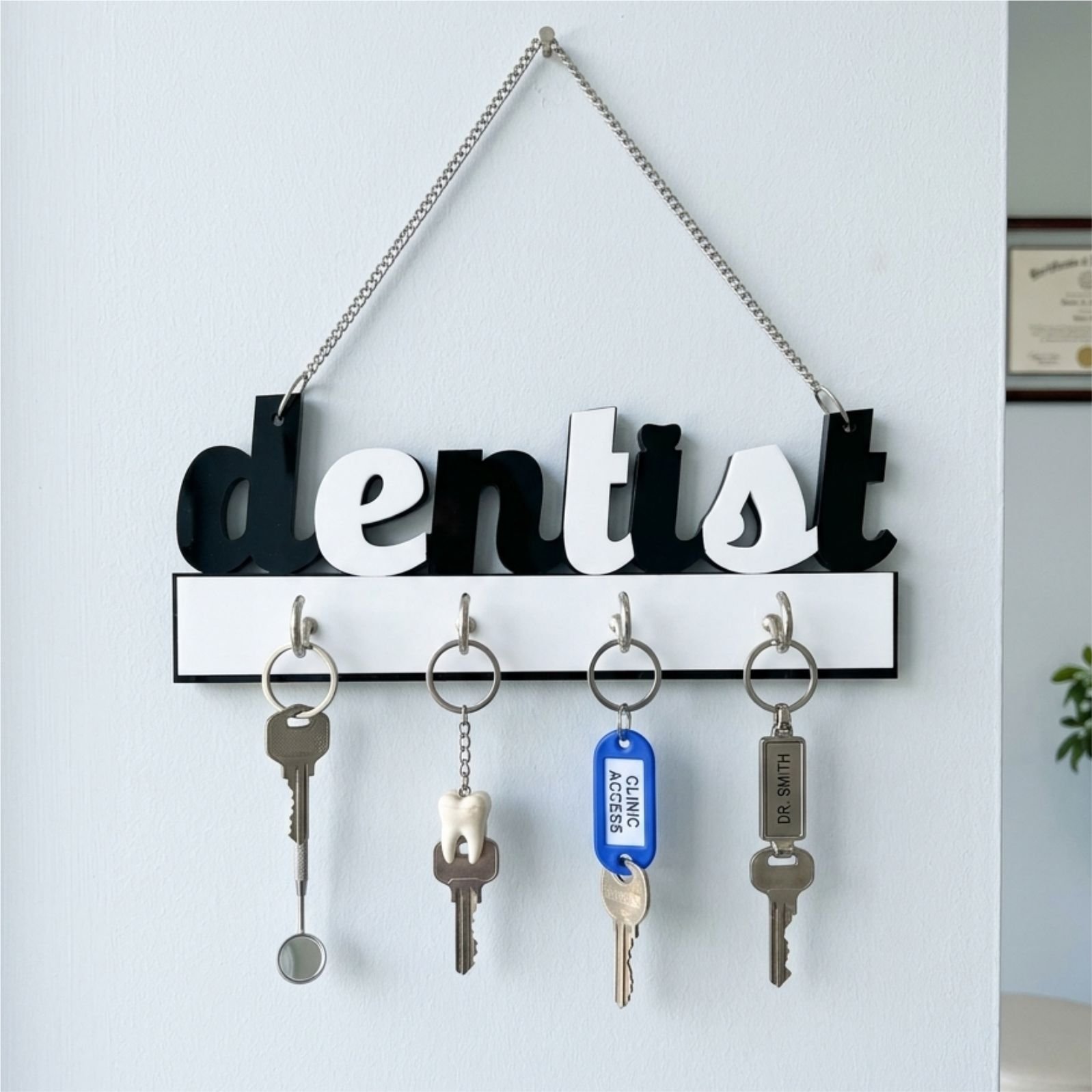 Dentist Key Stand – Acrylic Key Holder