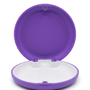 Round Acrylic Aligner Box with Base
